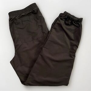 Vintage Black Pierre Cardin Track Pants Joggers Lined Size L Large 32 X 32